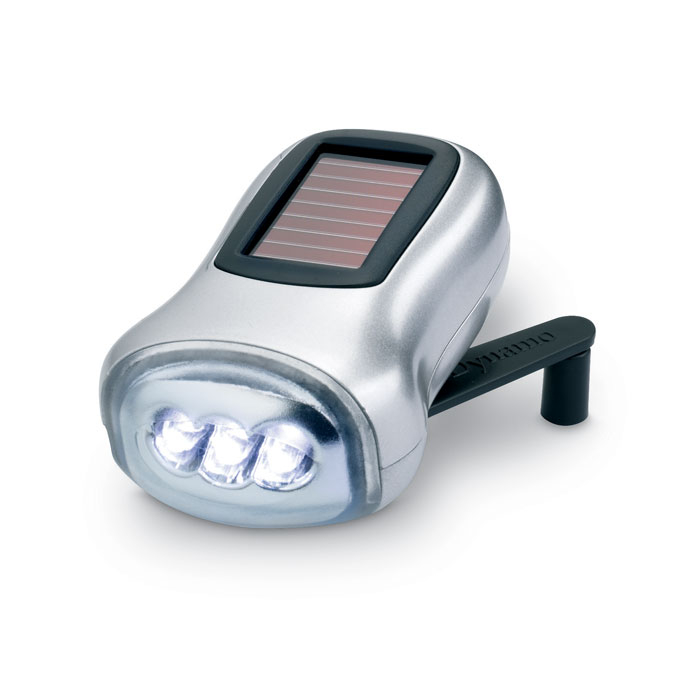 Lampe torche publicitaire - Dynasol silver mate